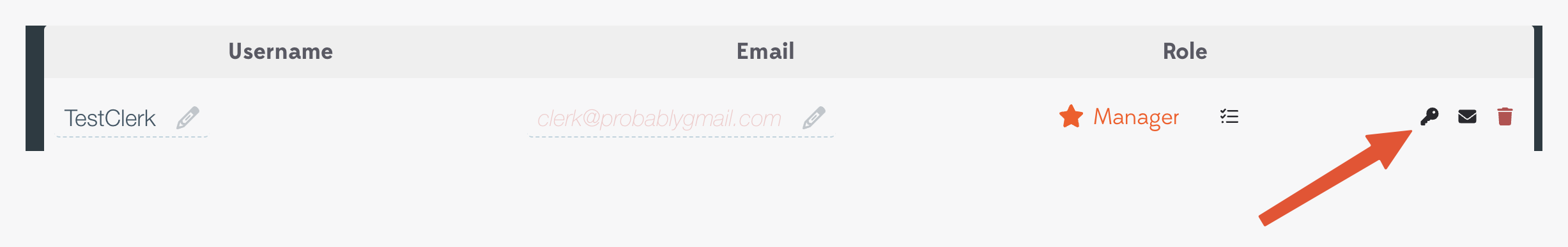 Manual Password Entry