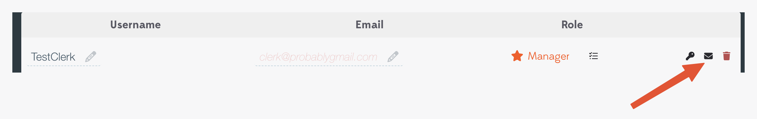 Email Password Entry