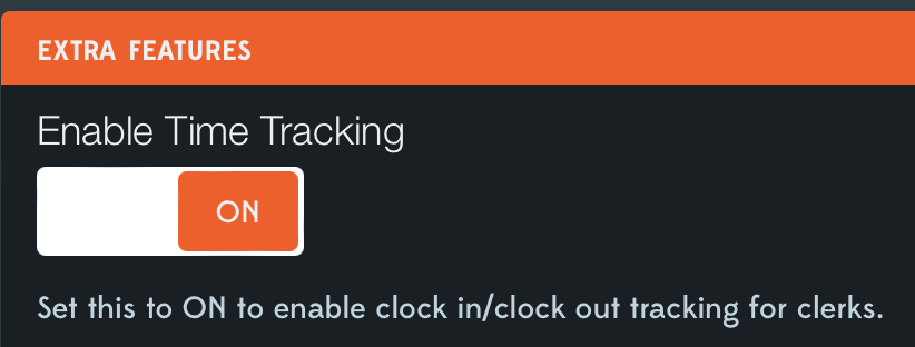 Enable Time Tracking